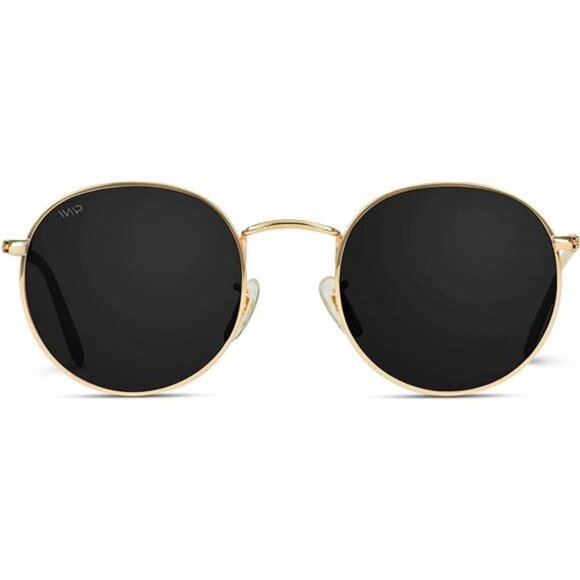 Reflective Lens Round Trendy Sunglasses - Picture 1 of 7